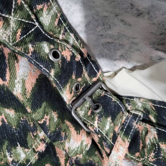 Target Rachel Comey Printed Jeans Green Abstract High Waist Rigid Tapered Size 4 - Picture 7 of 15